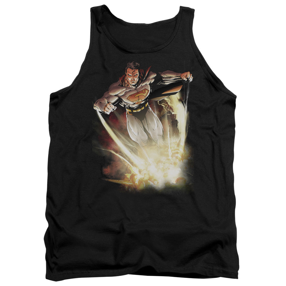 SUPERMAN/EXPLOSIVE - ADULT TANK - BLACK