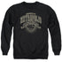 SUPERMAN/UNIVERSITY OF METROPOLIS - ADULT CREWNECK SWEATSHIRT - BLACK