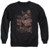 SUPERMAN/SOMBER POWER - ADULT CREWNECK SWEATSHIRT - BLACK