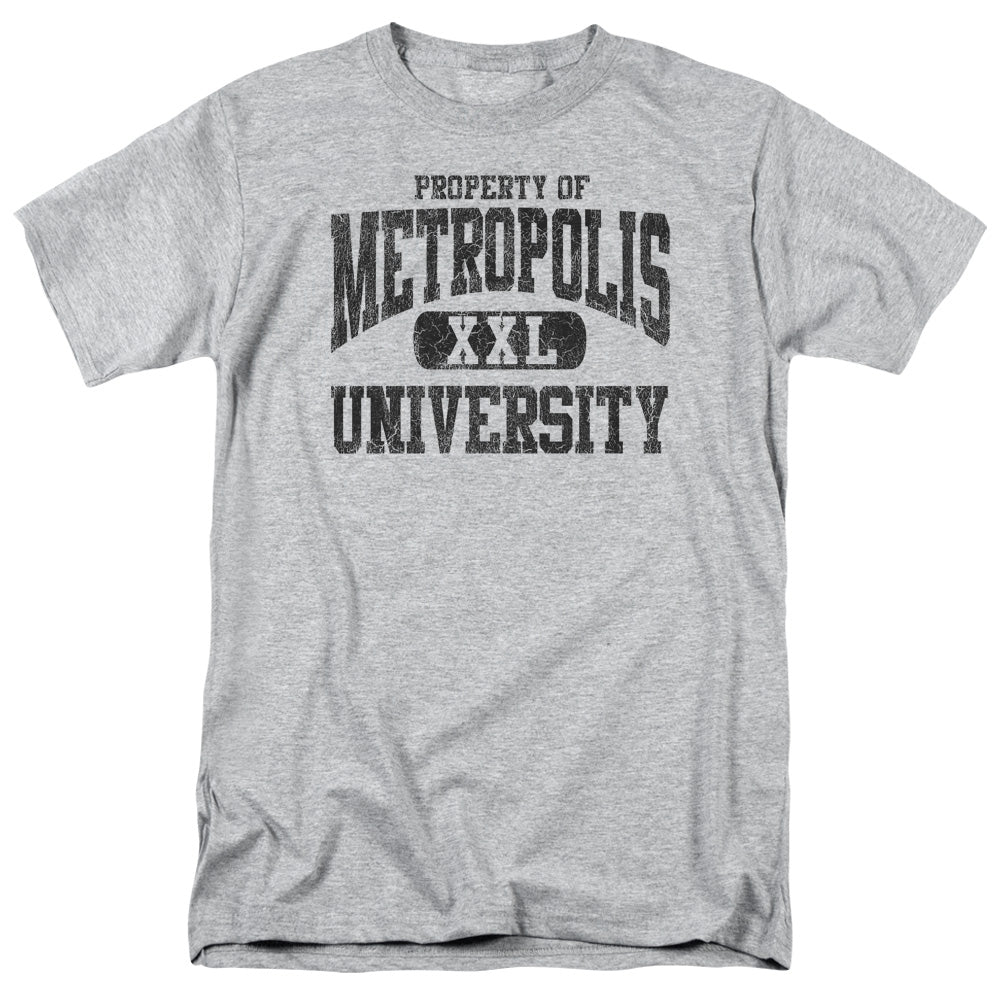 SUPERMAN/PROPERTY OF MU - S/S ADULT 18/1 - ATHLETIC HEATHER