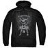 SUPERMAN/STEEL - ADULT PULLOVER HOODIE - BLACK
