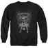 SUPERMAN/STEEL - ADULT CREWNECK SWEATSHIRT - BLACK