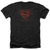 SUPERMAN/LA - ADULT HEATHER - BLACK