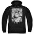 SUPERMAN/SUPER METAL - ADULT PULLOVER HOODIE - BLACK