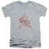 SUPERMAN/SUPER BAD - S/S ADULT V-NECK 30/1 - ATHLETIC HEATHER