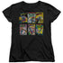 SUPERMAN/SM COVERS - S/S WOMENS TEE - BLACK