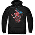 SUPERMAN/THE AMERICAN WAY - ADULT PULLOVER HOODIE - BLACK