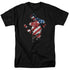 SUPERMAN/THE AMERICAN WAY - S/S ADULT 18/1 - BLACK