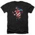 SUPERMAN/THE AMERICAN WAY - ADULT HEATHER - BLACK