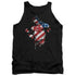 SUPERMAN/THE AMERICAN WAY - ADULT TANK - BLACK