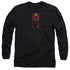 SUPERMAN/SUPER BOOTH - L/S ADULT 18/1 - BLACK