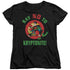 SUPERMAN/SAY NO TO KRYPTONITE - S/S WOMENS TEE - BLACK