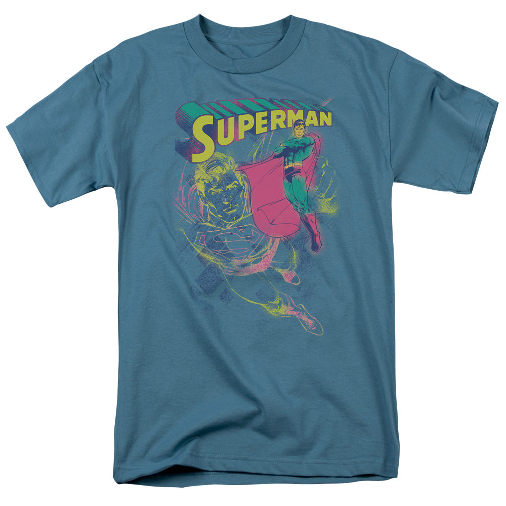 SUPERMAN/SUPER SPRAY - S/S ADULT 18/1 - SLATE