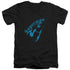 SUPERMAN/DARKNESS - S/S ADULT V-NECK 30/1 - BLACK