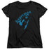 SUPERMAN/DARKNESS - S/S WOMENS TEE - BLACK