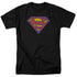 SUPERMAN/SM NEON DISTRESS LOGO - S/S ADULT 18/1 - BLACK