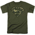 SUPERMAN/SUPER CAMO - S/S ADULT 18/1 - MILITARY GREEN