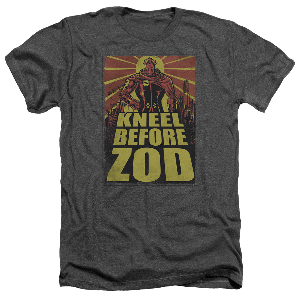 SUPERMAN/ZOD POSTER - ADULT HEATHER - CHARCOAL