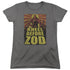 SUPERMAN/ZOD POSTER - S/S WOMENS TEE - CHARCOAL