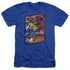 SUPERMAN/SUPERMAN VS ZOD - ADULT HEATHER - ROYAL BLUE