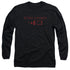 SUPERMAN/KNEEL BEFORE ZOD - L/S ADULT 18/1 - BLACK