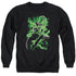 SUPERMAN/KRYPTONITE CHAINS - ADULT CREWNECK SWEATSHIRT - BLACK
