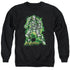 SUPERMAN/KRYPTONITE POWERED - ADULT CREWNECK SWEATSHIRT - BLACK