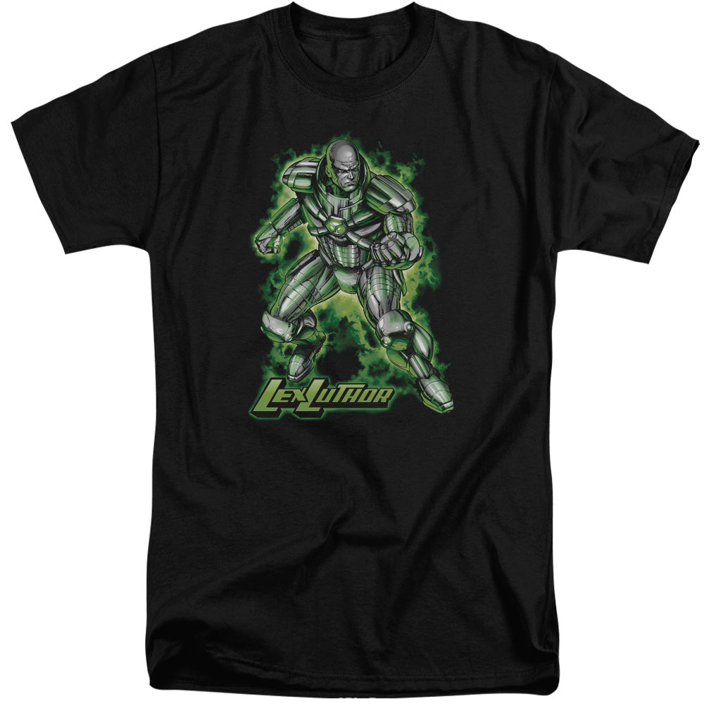 SUPERMAN/KRYPTONITE POWERED - S/S ADULT TALL 18/1 - BLACK