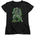 SUPERMAN/KRYPTONITE POWERED - S/S WOMENS TEE - BLACK
