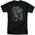 SUPERMAN/INDESTRUCTIBLE - S/S ADULT TALL 18/1 - BLACK