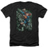 SUPERMAN/INDESTRUCTIBLE - ADULT HEATHER - BLACK