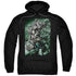 SUPERMAN/DOOMSDAY DESTRUCTION - ADULT PULLOVER HOODIE - BLACK