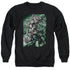 SUPERMAN/DOOMSDAY DESTRUCTION - ADULT CREWNECK SWEATSHIRT - BLACK