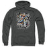 SUPERMAN/BREAK ON THROUGH - ADULT PULLOVER HOODIE - CHARCOAL