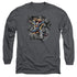 SUPERMAN/BREAK ON THROUGH - L/S ADULT 18/1 - CHARCOAL