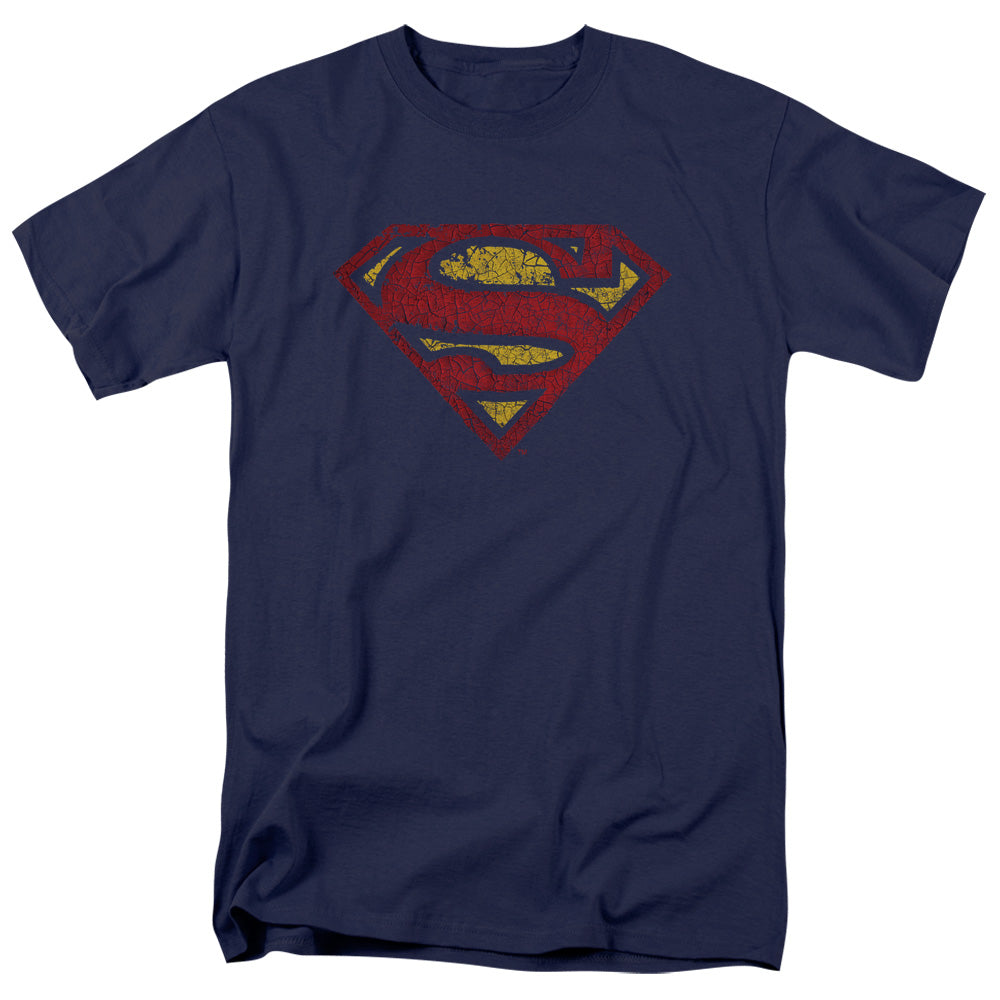 SUPERMAN/CRACKLE S - S/S ADULT 18/1 - NAVY