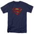 SUPERMAN/CRACKLE S - S/S ADULT 18/1 - NAVY
