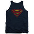 SUPERMAN/CRACKLE S - ADULT TANK - NAVY
