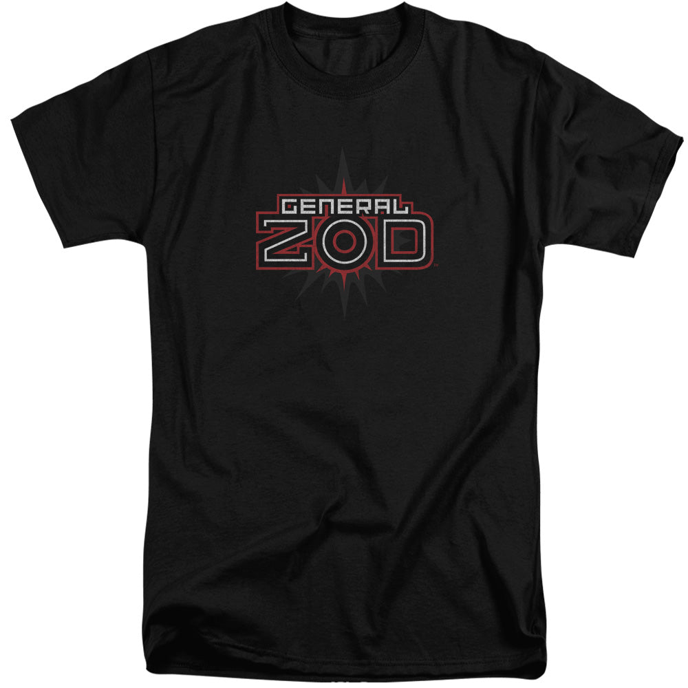 SUPERMAN/ZOD LOGO - S/S ADULT TALL 18/1 - BLACK