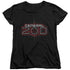 SUPERMAN/ZOD LOGO - S/S WOMENS TEE - BLACK