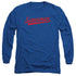 SUPERMAN/S TAIL - L/S ADULT 18/1 - ROYAL BLUE