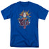 SUPERMAN/STEEL POP - S/S ADULT 18/1 - ROYAL BLUE