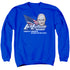 SUPERMAN/LEX FOR PRESIDENT - ADULT CREWNECK SWEATSHIRT - ROYAL BLUE