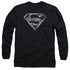SUPERMAN/URBAN CAMO SHIELD - L/S ADULT 18/1 - BLACK