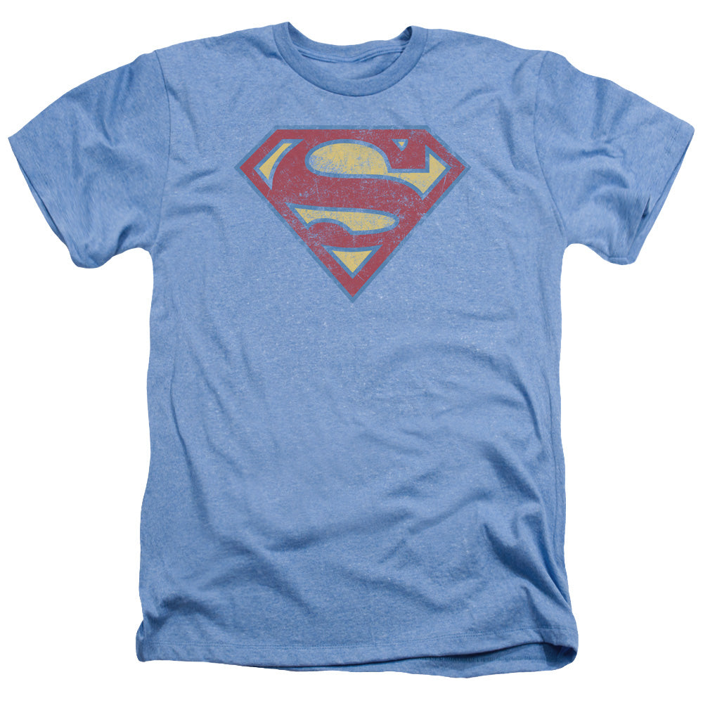 SUPERMAN/SUPER S - ADULT HEATHER - LIGHT BLUE
