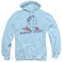 SUPERMAN/THE MAN - ADULT PULLOVER HOODIE - LIGHT BLUE