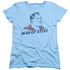 SUPERMAN/THE MAN - S/S WOMENS TEE - LIGHT BLUE