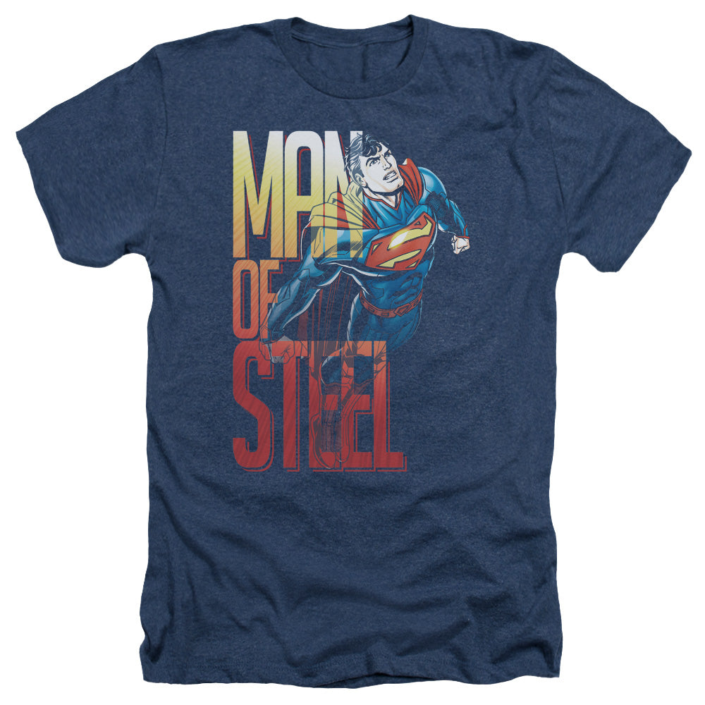 SUPERMAN/STEEL FLIGHT - ADULT HEATHER - NAVY