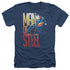 SUPERMAN/STEEL FLIGHT - ADULT HEATHER - NAVY