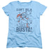 SUPERMAN/BUSTA - S/S WOMENS TEE - LIGHT BLUE